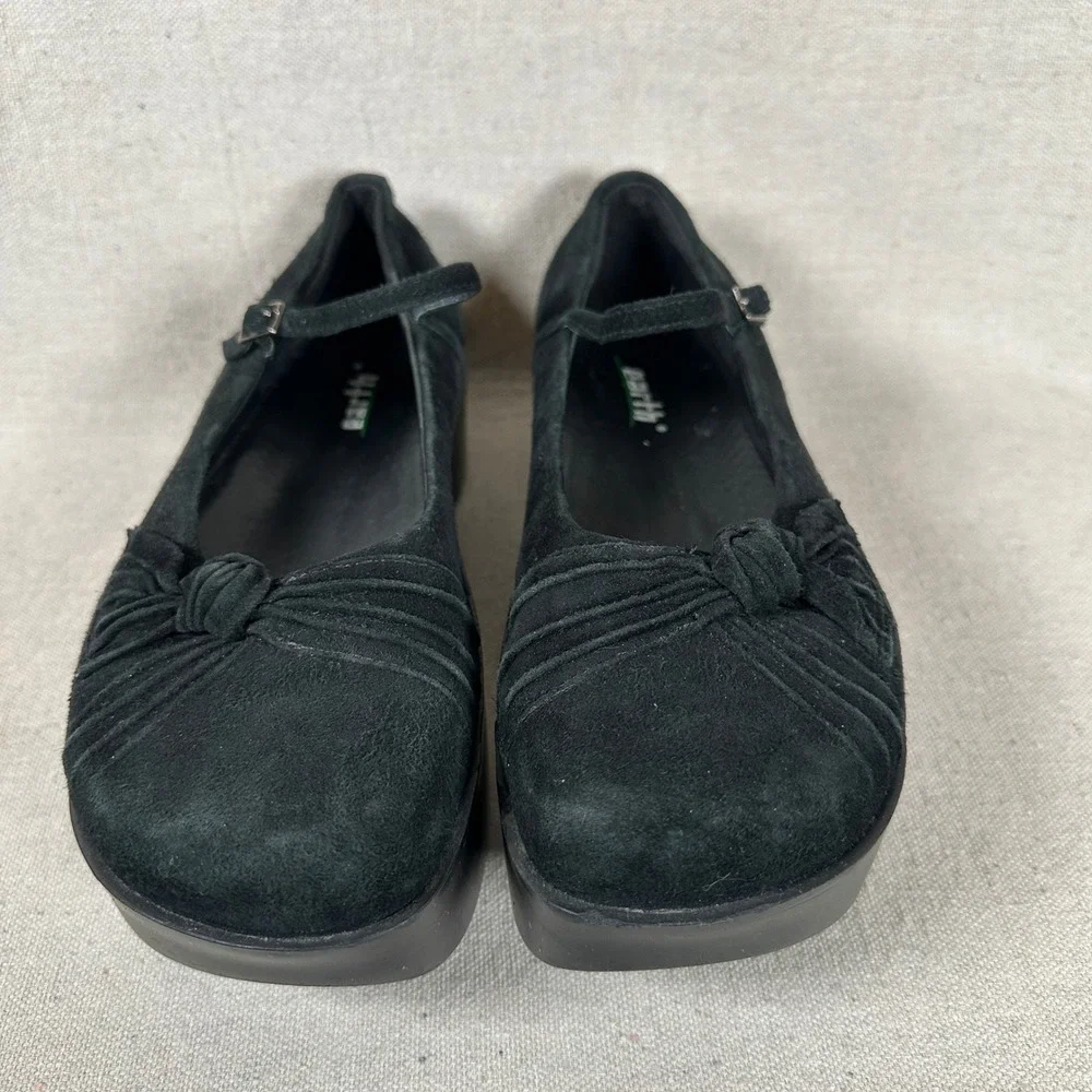 Earth Erika Black Suede Platform‎ Mary Jane Shoes 8.5 Chunky Goth Y2K 90s grunge